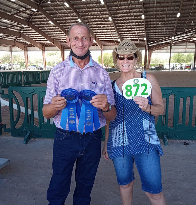 Bruce Mayo with Supported Living Coach Susan Craig